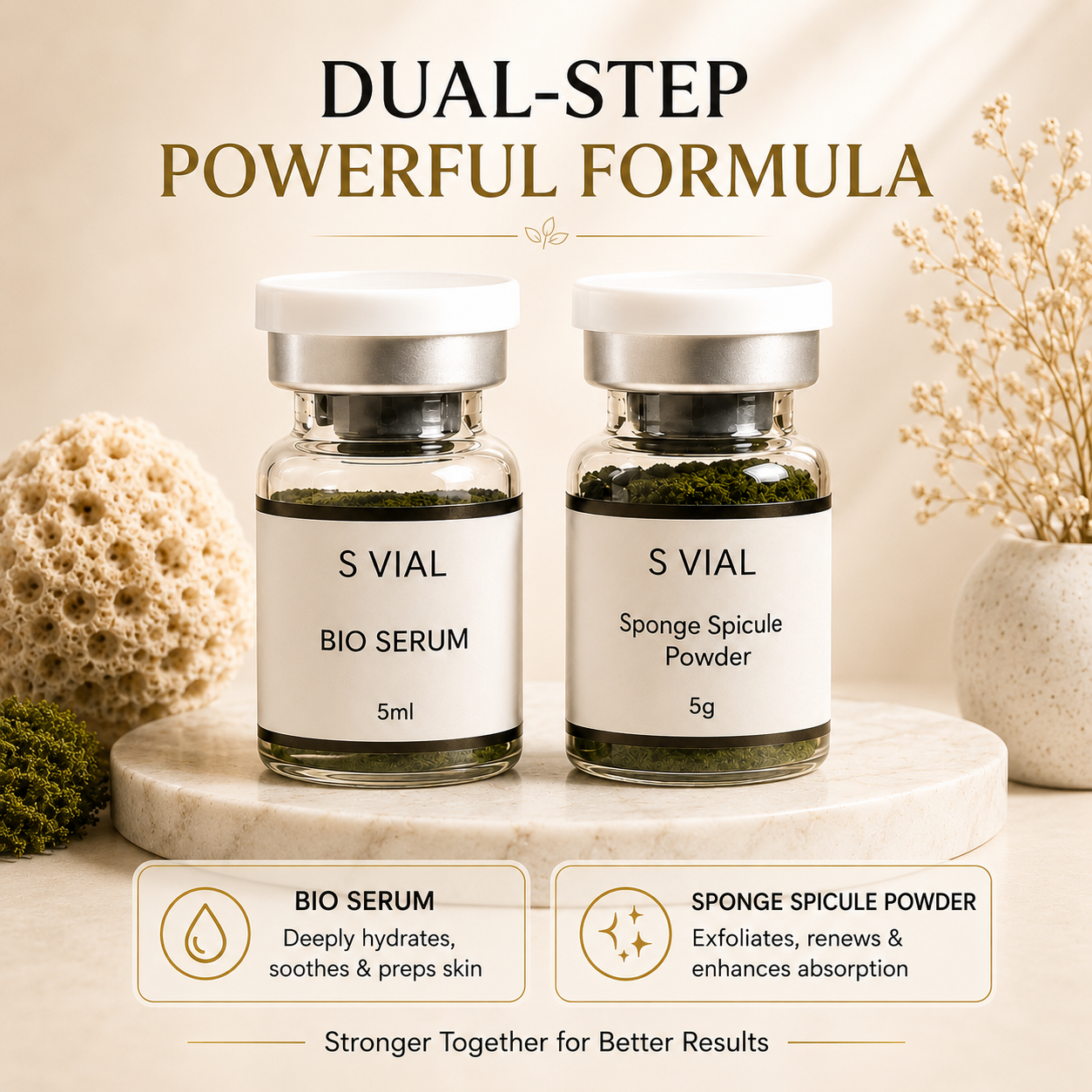 Sponge Spicule Microneedling Renewal Kit — At-Home Skin Renewal
