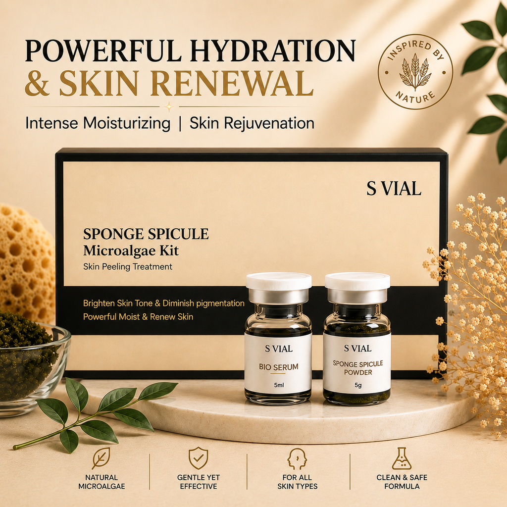 Sponge Spicule Microneedling Renewal Kit — At-Home Skin Renewal