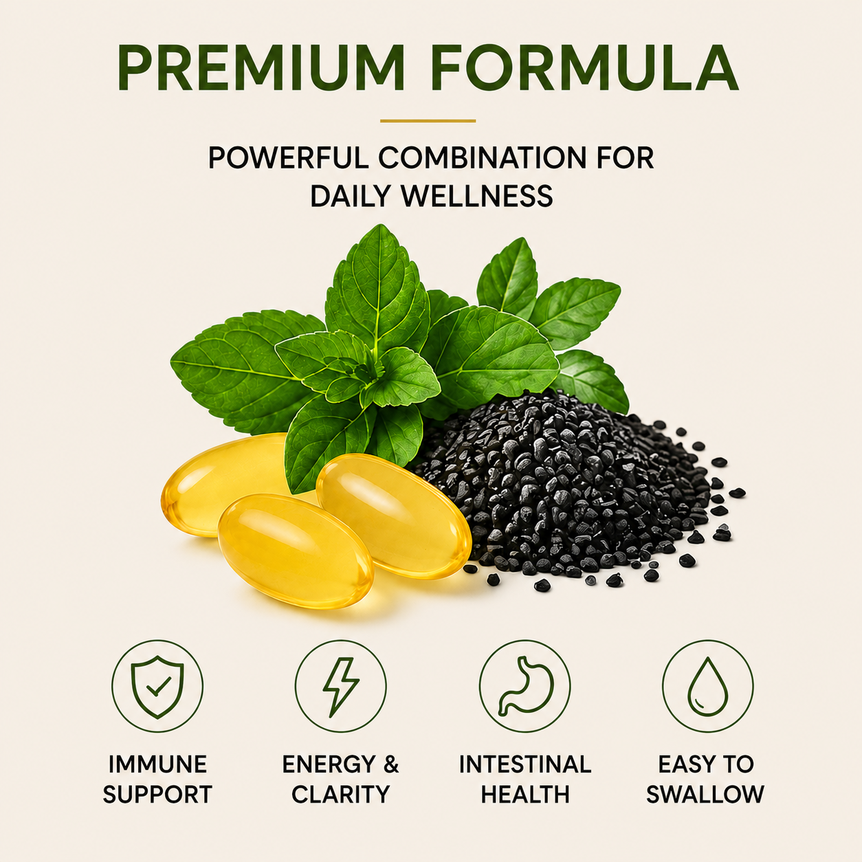Oil Of Oregano With Black Seed Oil - 6000mg Imunne Support Softgels