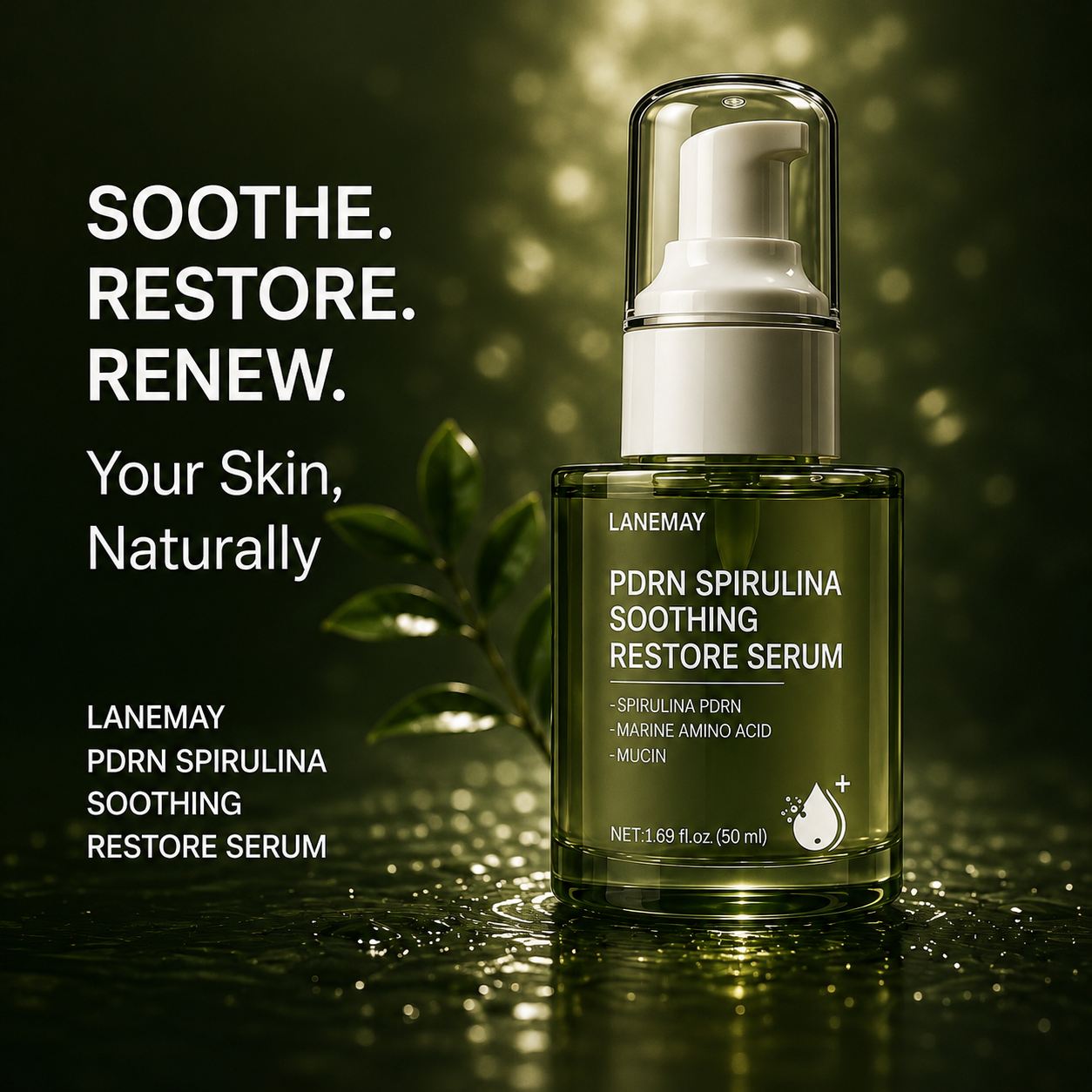 LANEMAY™ Spirulina PDRN Barrier Repair & Renewal Serum