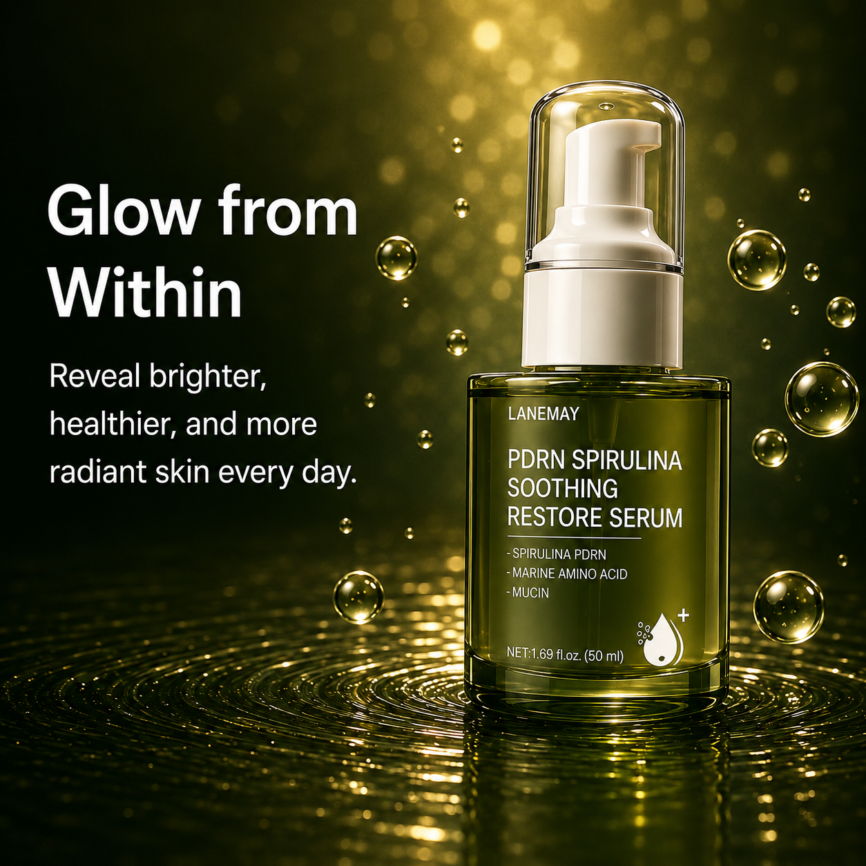 LANEMAY™ Spirulina PDRN Barrier Repair & Renewal Serum