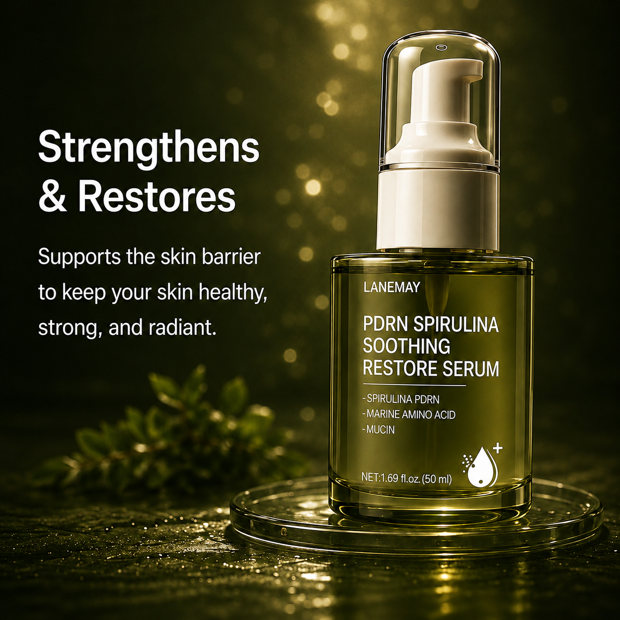 LANEMAY™ Spirulina PDRN Barrier Repair & Renewal Serum