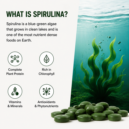 Spirulina Chlorella Superfood Tablets – Ancient Wellness for Modern Life