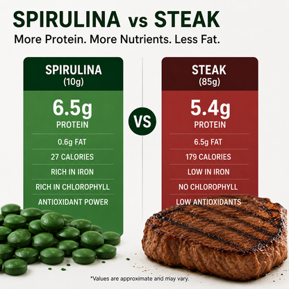 Spirulina Chlorella Superfood Tablets – Ancient Wellness for Modern Life