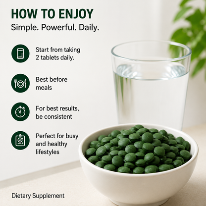 Spirulina Chlorella Superfood Tablets – Ancient Wellness for Modern Life