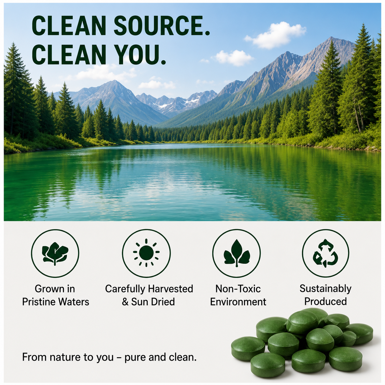 Spirulina Chlorella Superfood Tablets – Ancient Wellness for Modern Life