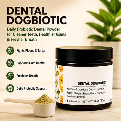60g Natural Plaque Support Dental Formula for Strong Teeth & Fresh Breath