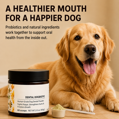 60g Natural Plaque Support Dental Formula for Strong Teeth & Fresh Breath