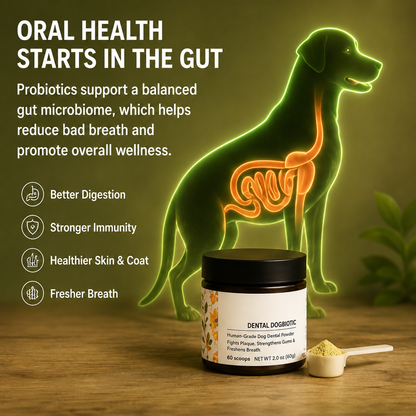 60g Natural Plaque Support Dental Formula for Strong Teeth & Fresh Breath