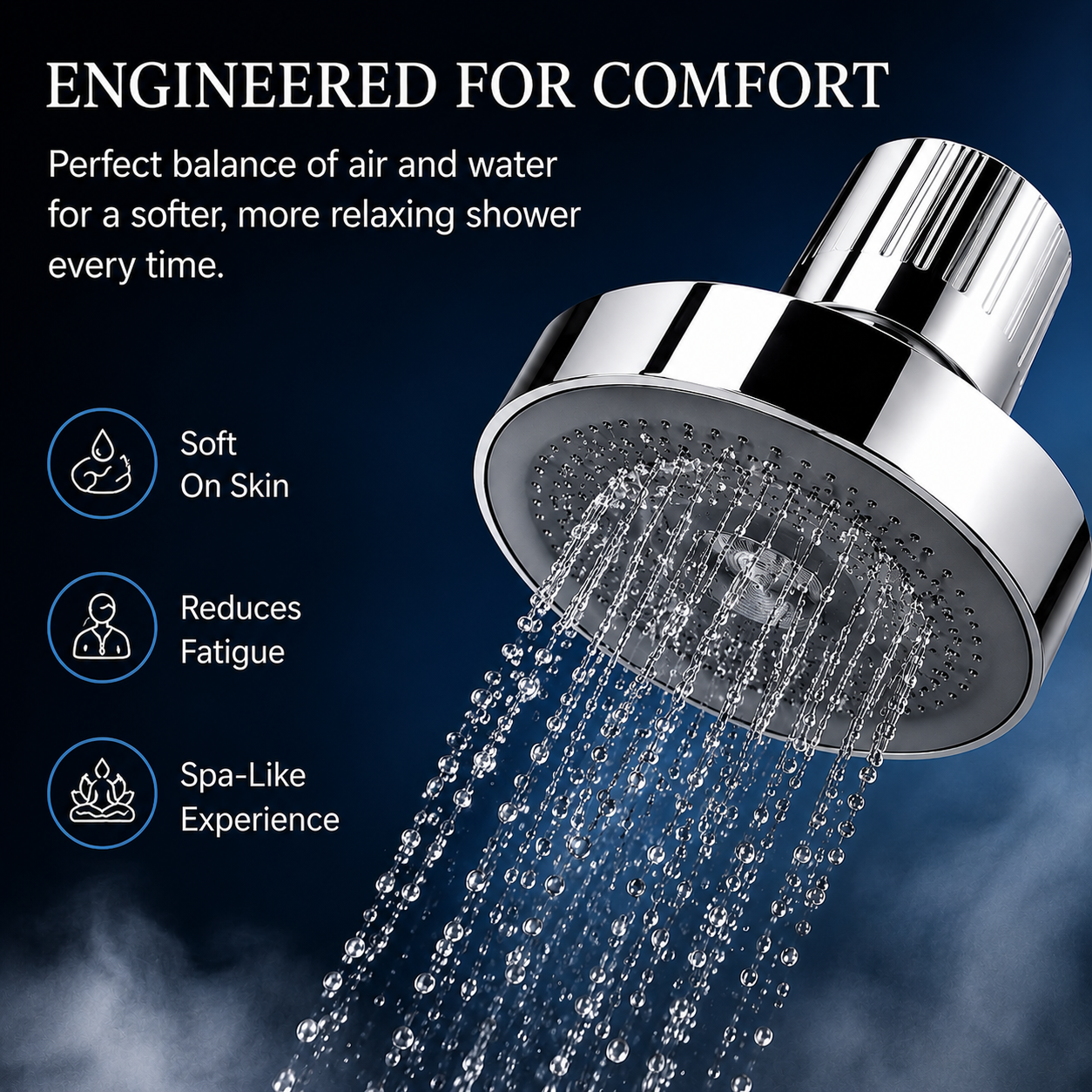 FilterFlow™ High Pressure Shower Filter Head