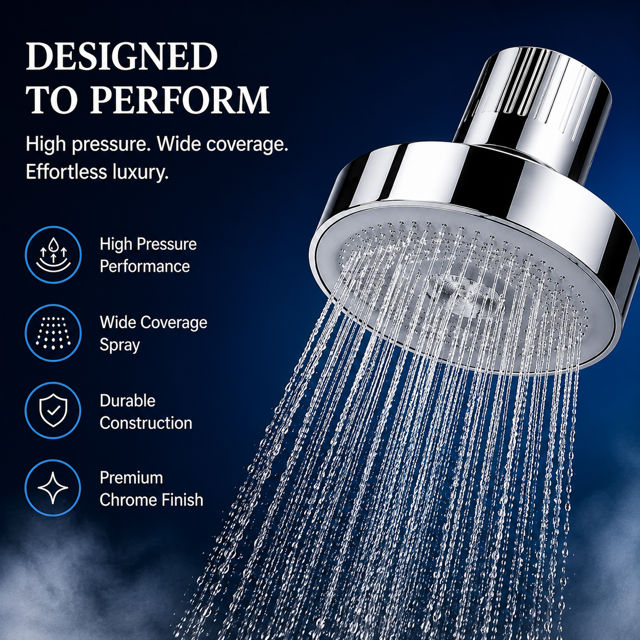 FilterFlow™ High Pressure Shower Filter Head