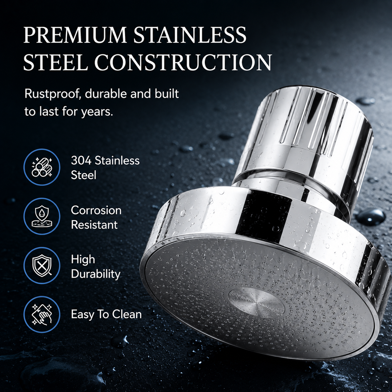 FilterFlow™ High Pressure Shower Filter Head