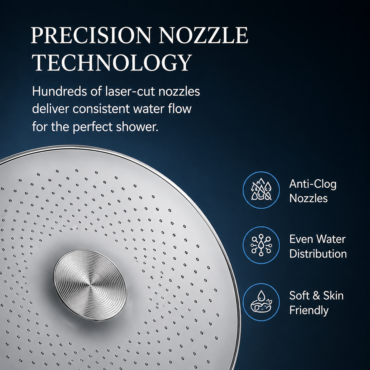 FilterFlow™ High Pressure Shower Filter Head